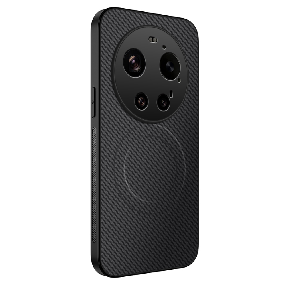 WLF gélový obal s pevným chrbtom a MagSafe na Xiaomi 17 Ultra - čierny