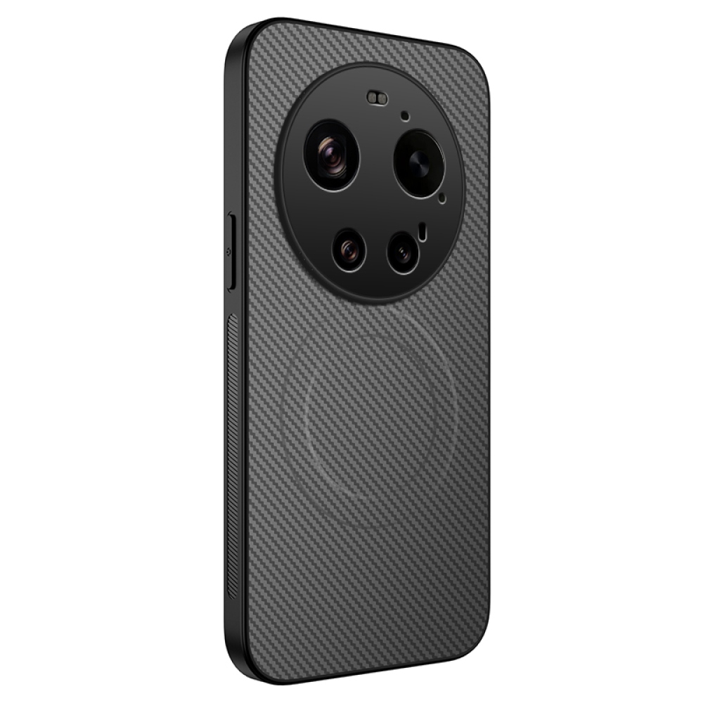 WLF gélový obal s pevným chrbtom a MagSafe na Xiaomi 17 Ultra - šedý