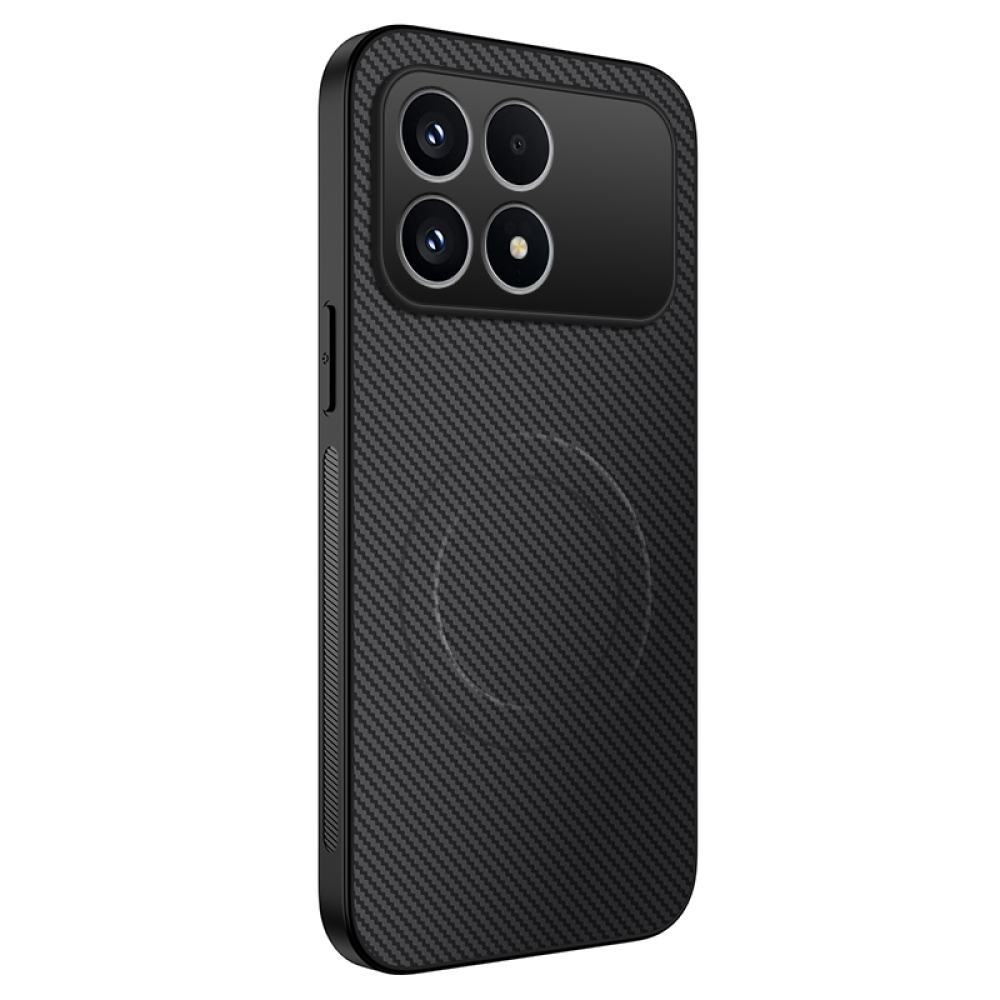 WLF gélový obal s pevným chrbtom a MagSafe na Xiaomi Poco F8 Pro 5G - čierny