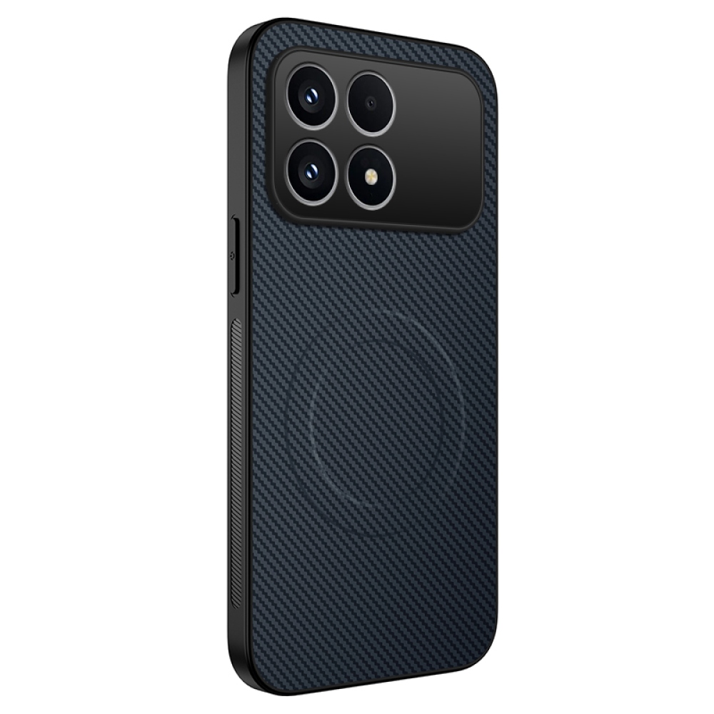 WLF gélový obal s pevným chrbtom a MagSafe na Xiaomi Poco F8 Pro 5G - tmavomodrý