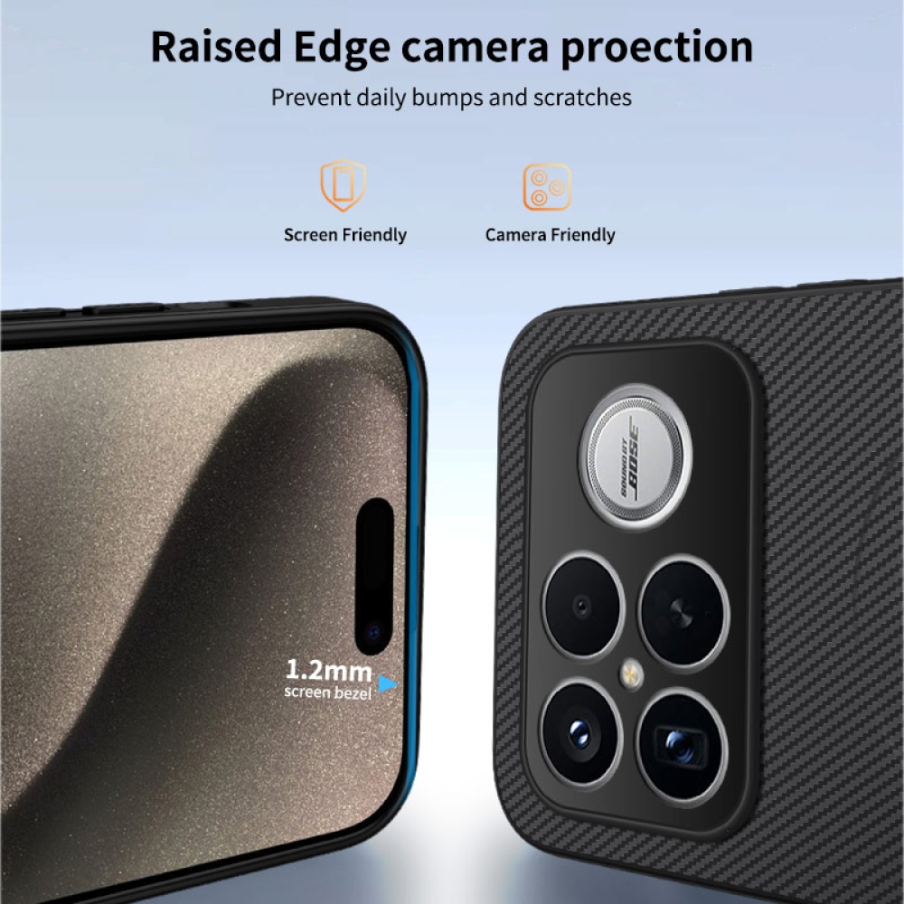 WLF gélový obal s pevným chrbtom a MagSafe na Xiaomi Poco F8 Ultra 5G - čierny