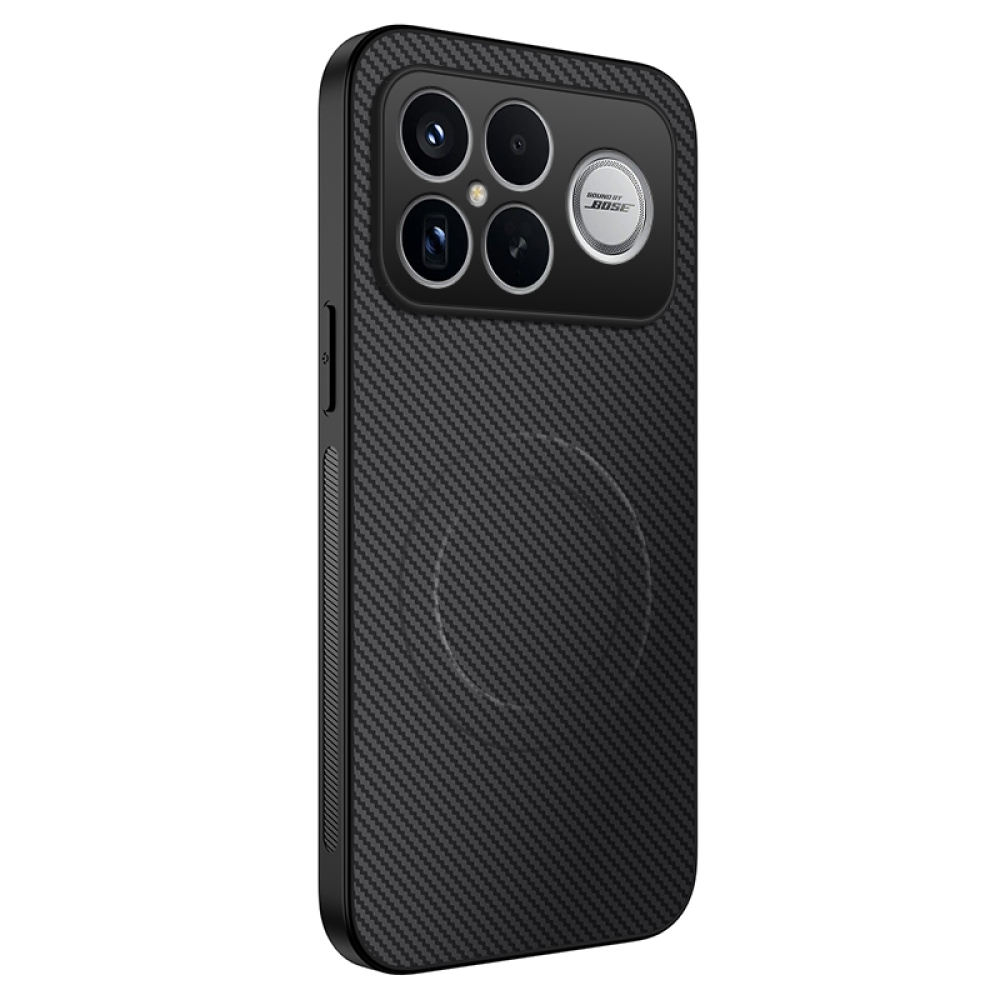 WLF gélový obal s pevným chrbtom a MagSafe na Xiaomi Poco F8 Ultra 5G - čierny