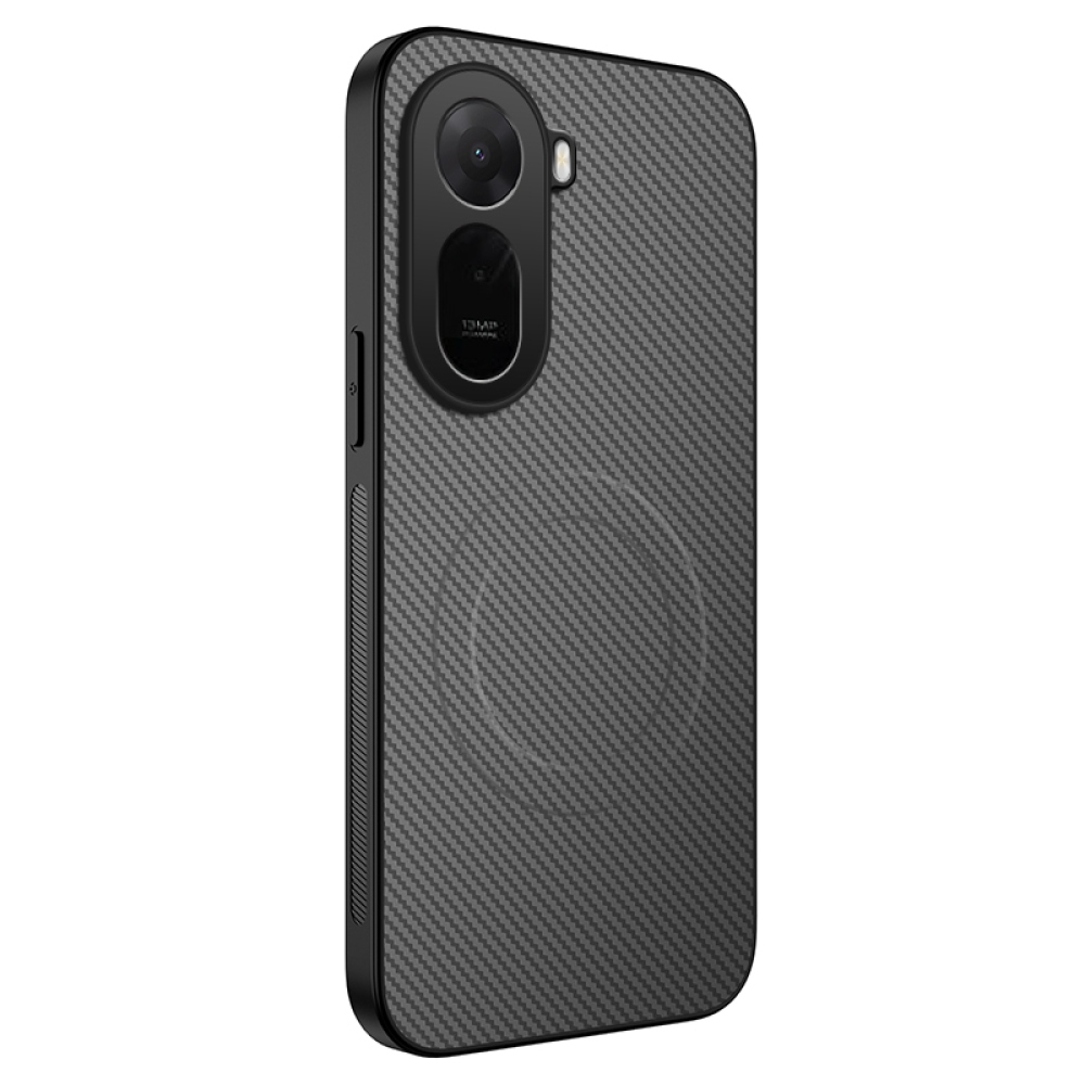 WLF gélový obal s pevným chrbtom a MagSafe na Xiaomi Redmi A7 Pro - šedý