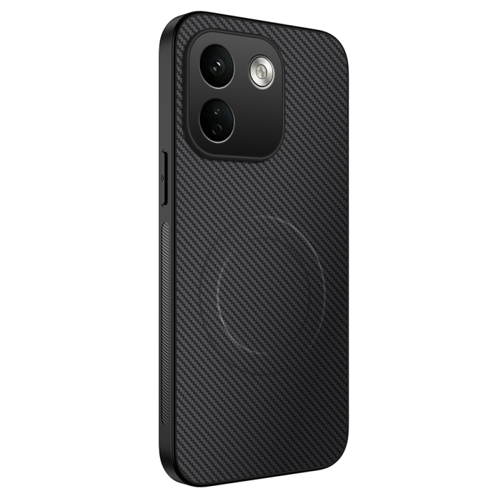 WLF gélový obal s pevným chrbtom a MagSafe na Xiaomi Redmi Note 17 Pro Max 5G - čierny