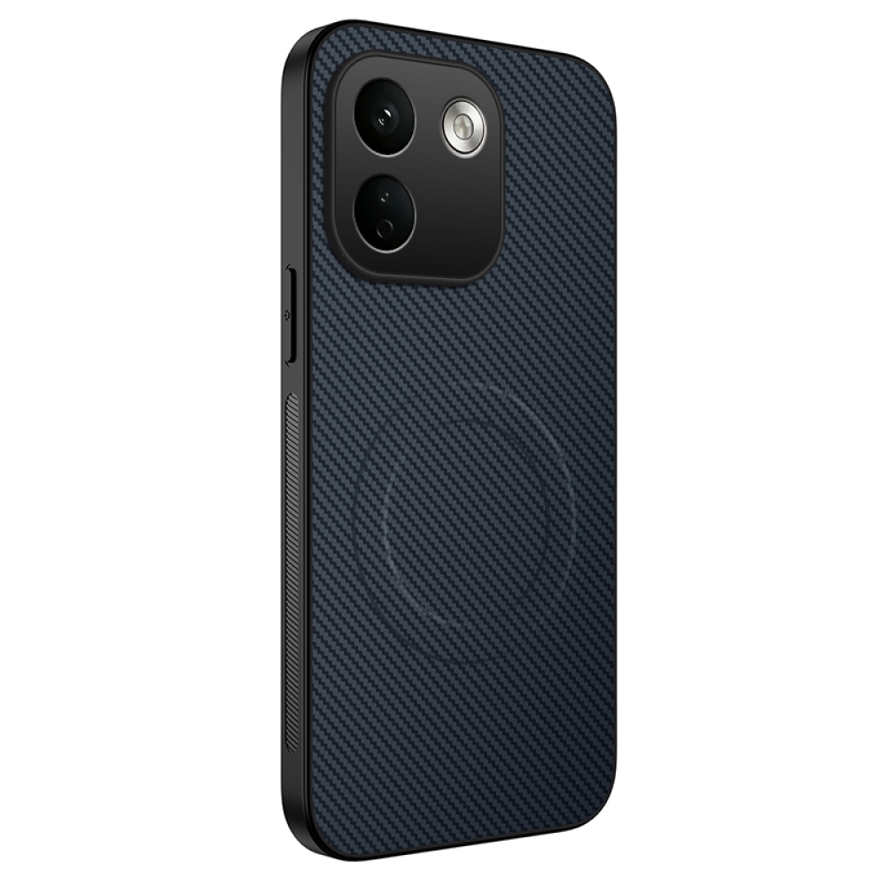 WLF gélový obal s pevným chrbtom a MagSafe na Xiaomi Redmi Note 17 Pro Max 5G - tmavomodrý