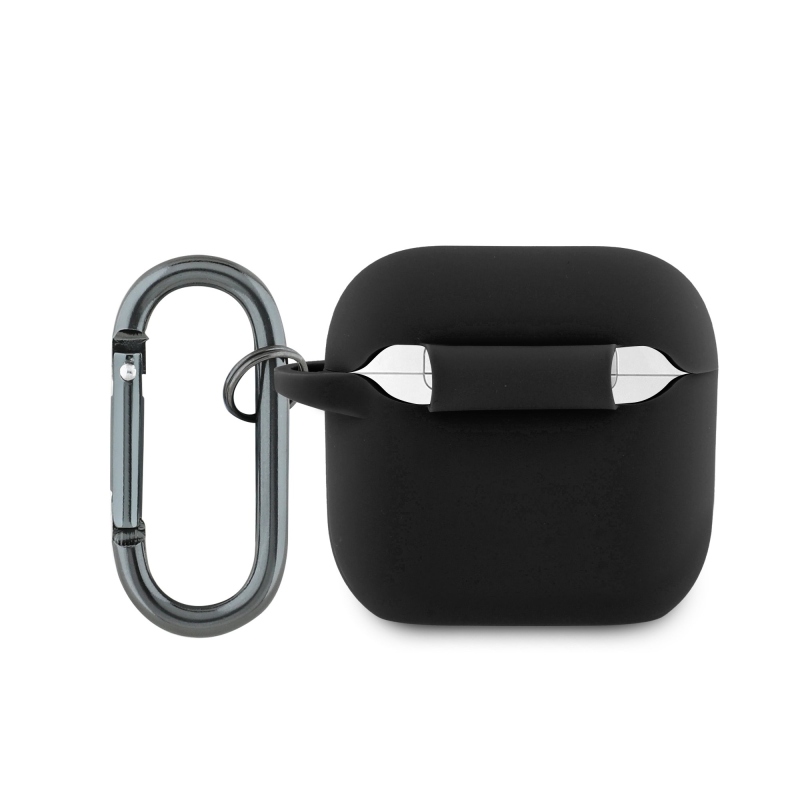 Lacoste Liquid Silicone Croc Logo Puzdro pre AirPods 4 Black