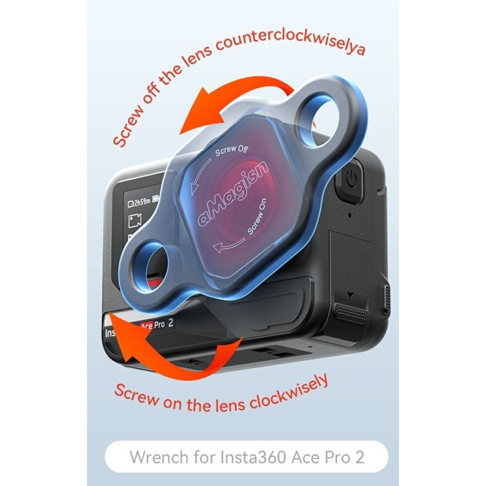 AMAGISN fialový potápačský filter pre Insta360 Ace Pro 2