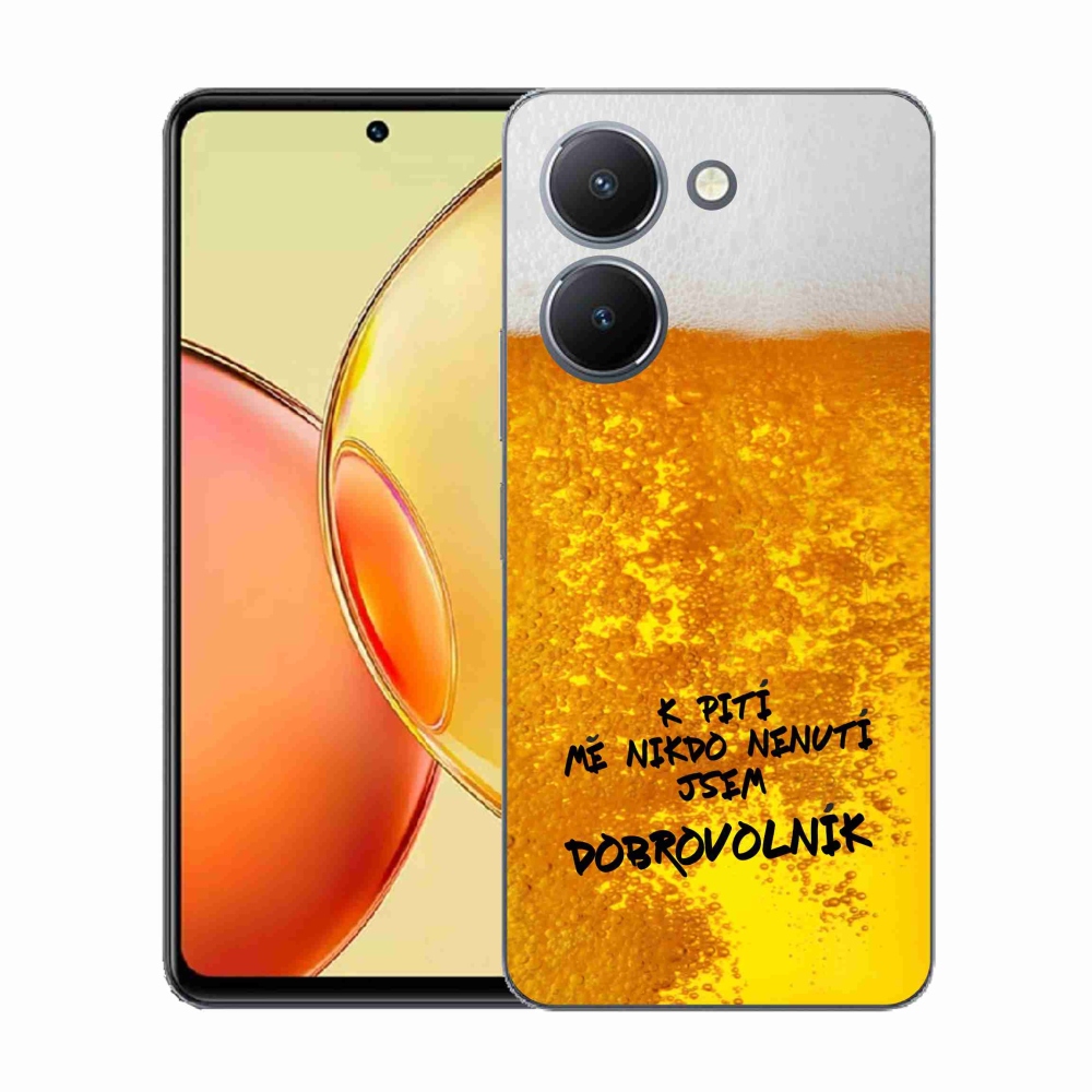 Gélový kryt mmCase na Vivo Y36 - pivný motív 4