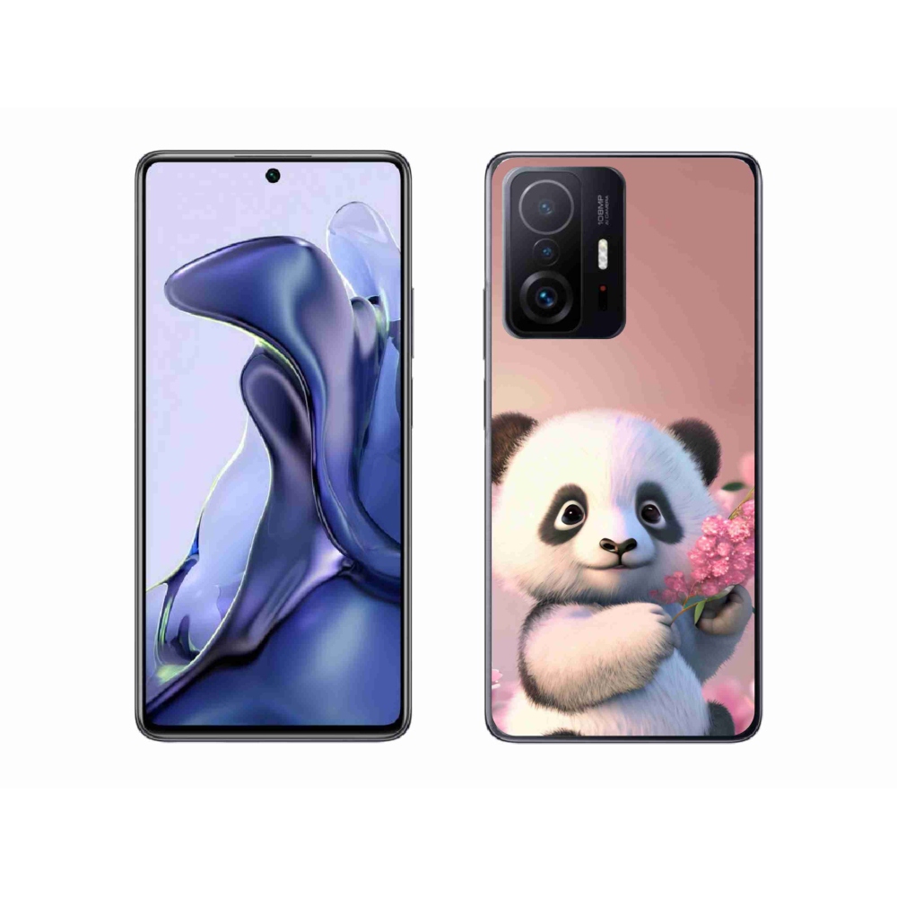 Gélový kryt mmCase na Xiaomi 11T - roztomilá panda