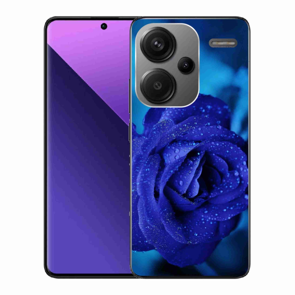 Gélový obal mmCase na Xiaomi Redmi Note 13 Pro+ 5G - modrá ruža