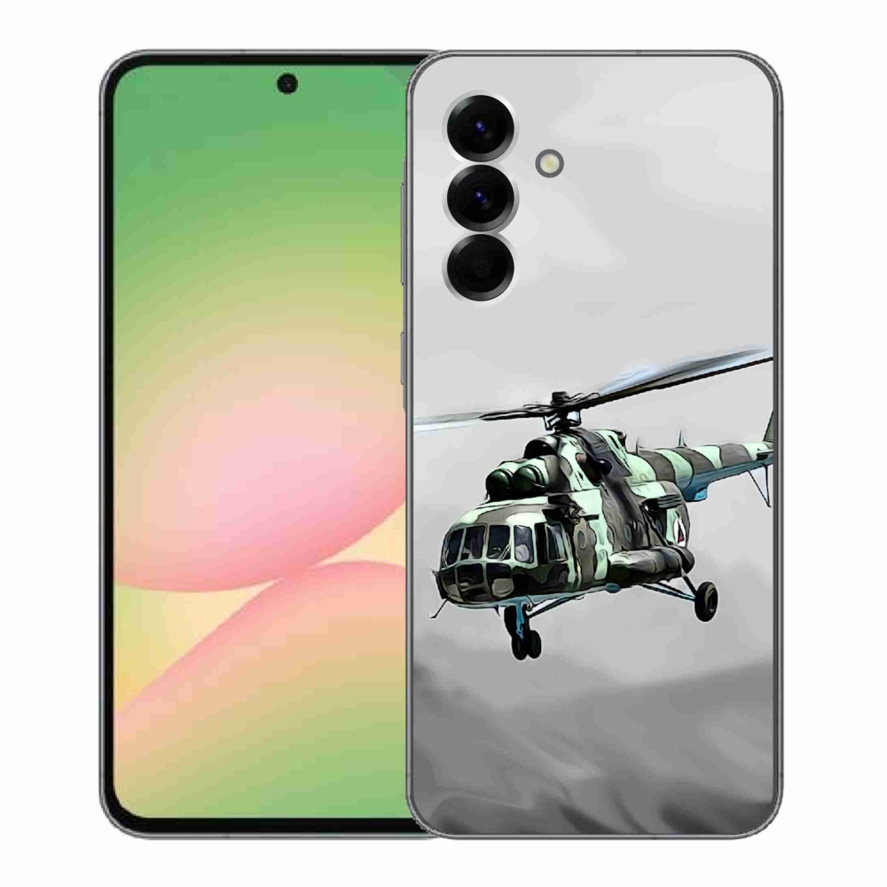 Gélový kryt mmCase na Samsung Galaxy A56 5G - vojenský vrtuľník