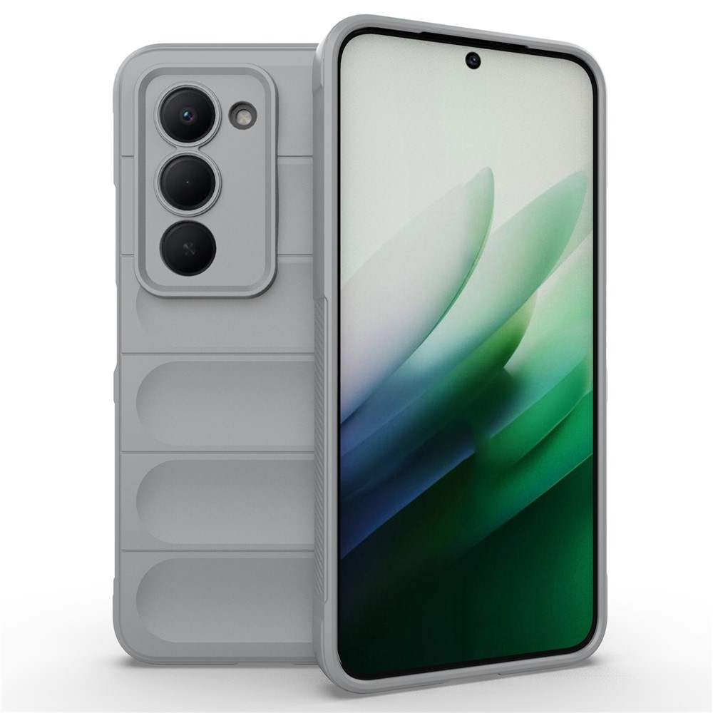 Rugg odolný gélový obal na Xiaomi Redmi 15 5G (169mm) - svetlosivý