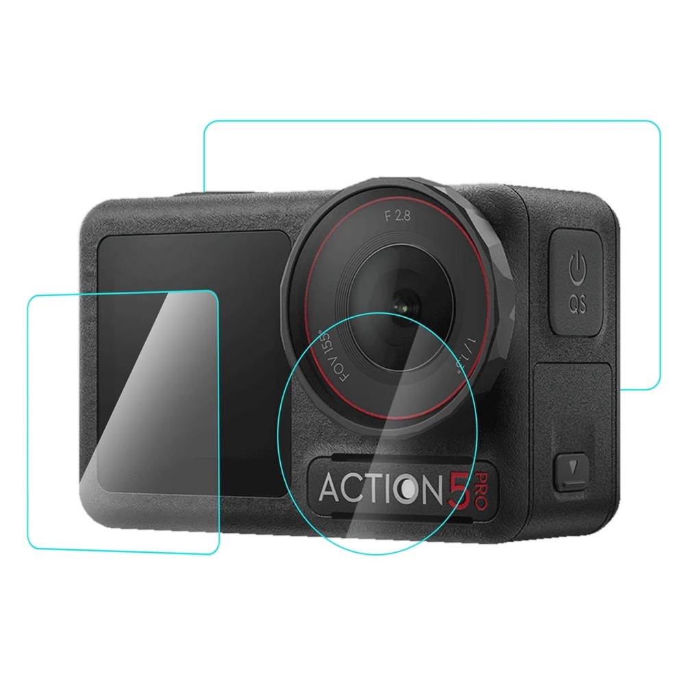 PULUZ sada tvrdených skiel pre DJI Osmo Action 5 Pro