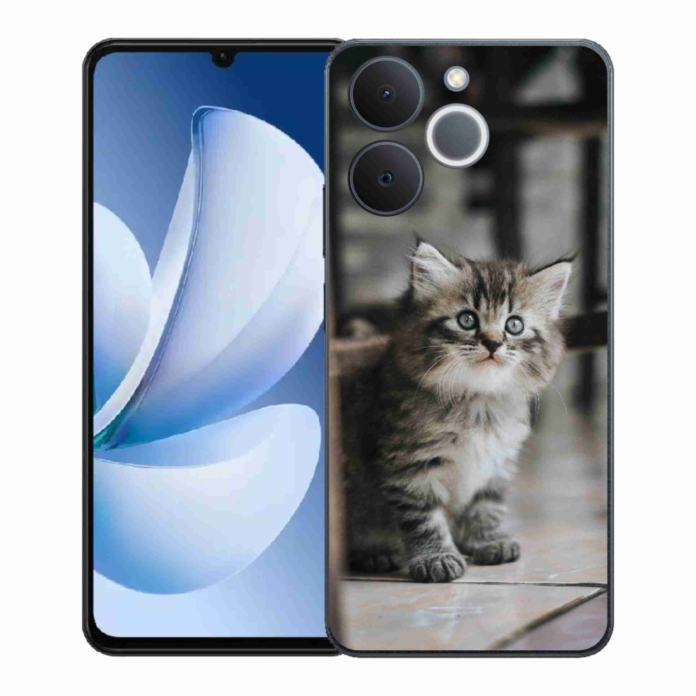 Gélový kryt mmCase na Realme Note 70T - mačiatko