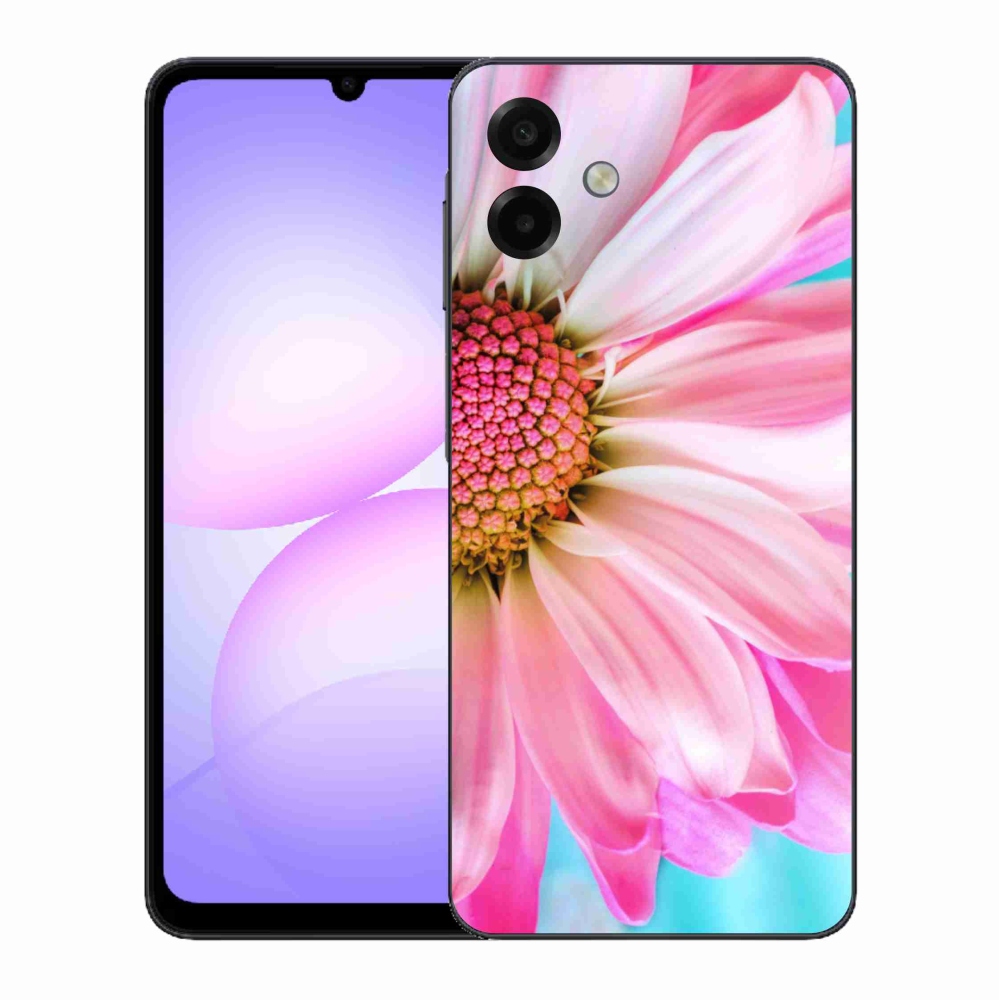 Gélový kryt mmCase na Samsung Galaxy A07 4G - ružová kvetina