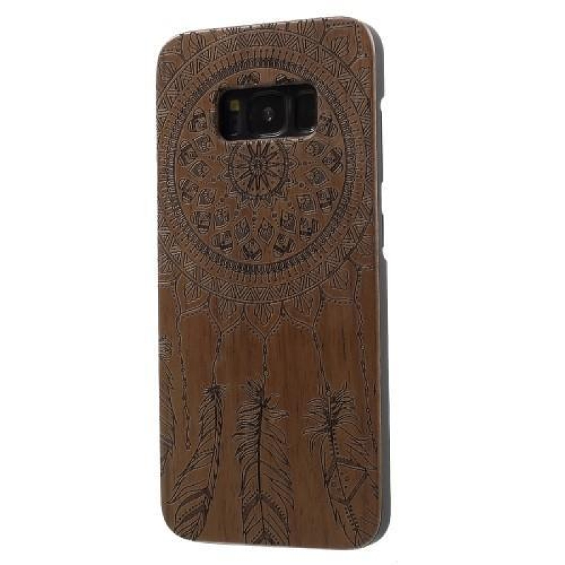 Wood drevený obal s motívom na Samsung Galaxy S8 Plus - lapač snov