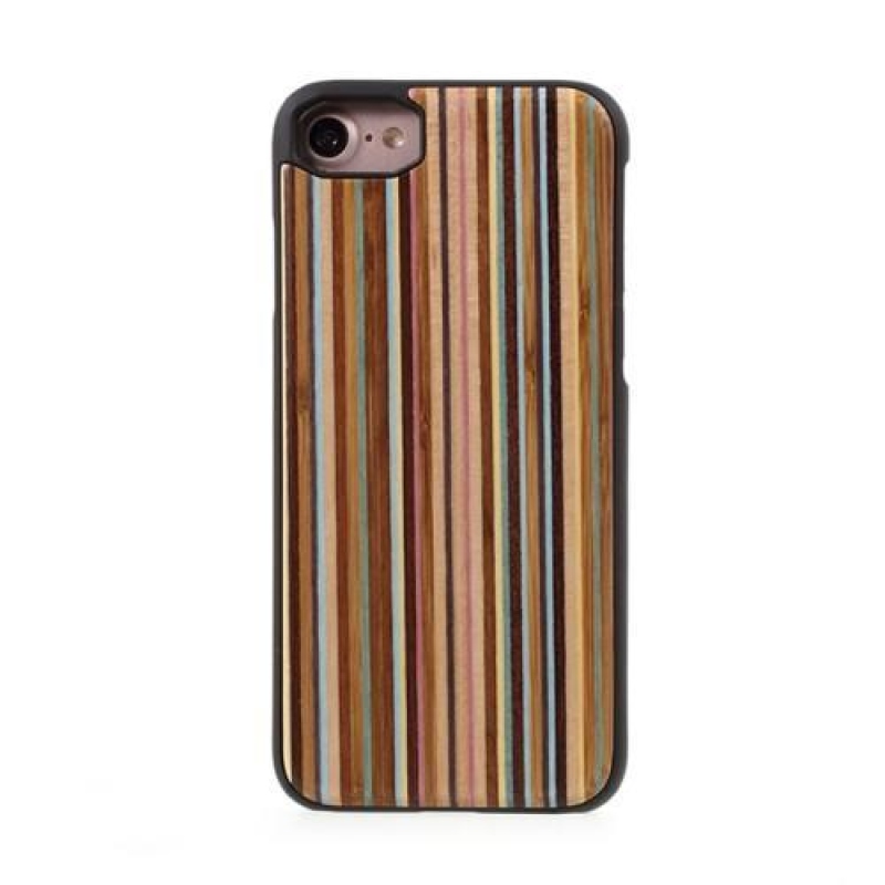 Woody plastový obal na iPhone 6 a iPhone 6s - dúhové drevo