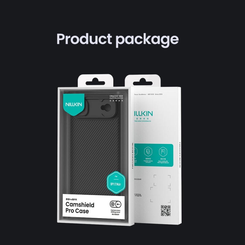 Nillkin CamShield PRO Zadný kryt pre Apple iPhone 17 Air Black