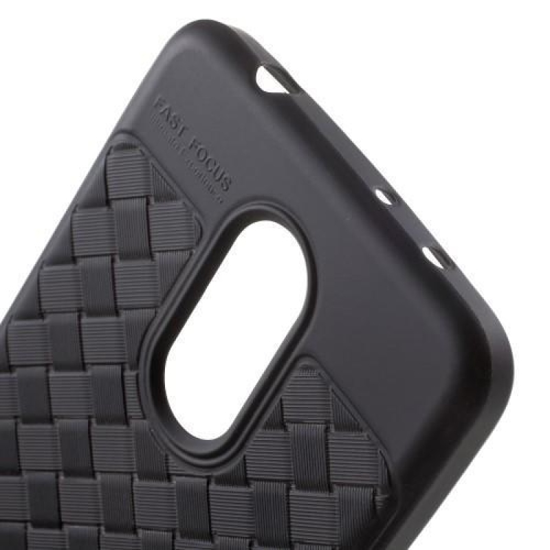 Woven gélový obal na Xiaomi Redmi 5 - čierny