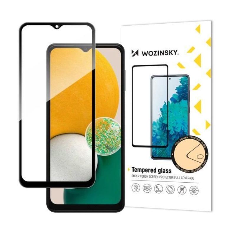 Wozinsky celoplošné tvrdené sklo na mobil Samsung Galaxy A13 4G/5G,A23 4G/5G,M13 - čierne