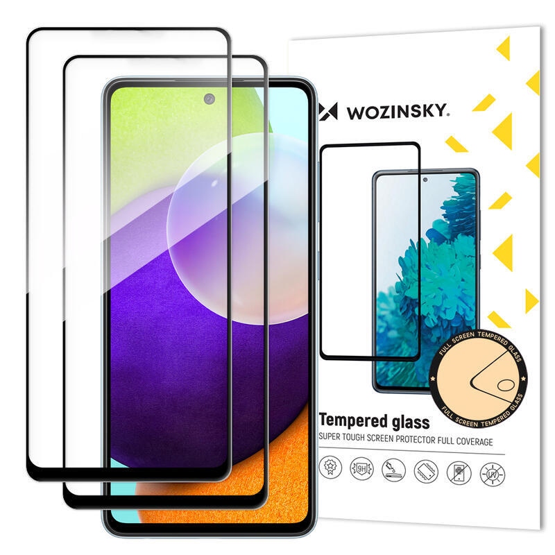 Wozinsky celoplošné tvrdené sklo na mobil Samsung Galaxy A52 4G/5G/A52s 5G - 2ks