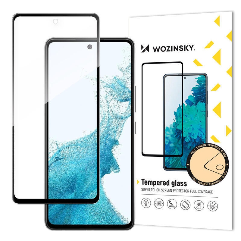 Wozinsky celoplošné tvrdené sklo na mobil Samsung Galaxy A53 5G - čierne