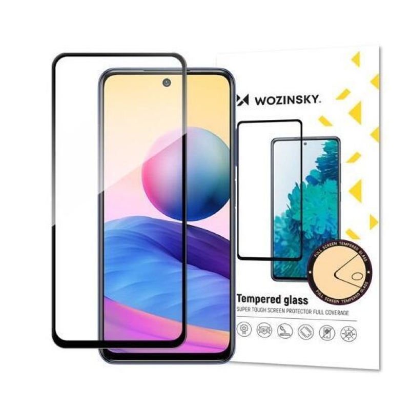 Wozinsky celoplošné tvrdené sklo na Xiaomi Redmi Note 10 5G/Poco M3 Pro 4G/5G - čierne