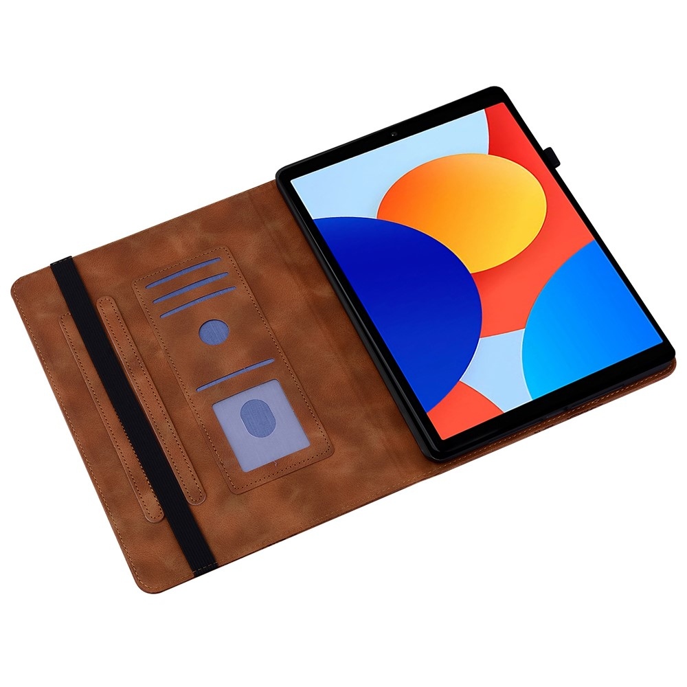 Heart zatváracie púzdro na tablet Xiaomi Redmi Pad SE 8.7 - hnedé