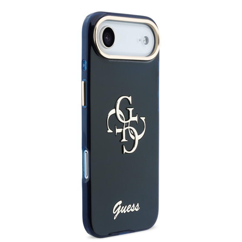 Guess IML 4G Script Metal Logo Zadný kryt pre iPhone Air Blue