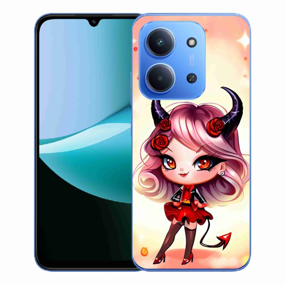 Gélový kryt mmCase na Xiaomi Redmi 15C 4G/5G (173mm) - kreslená čertica