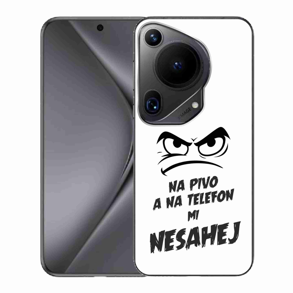 Gélový kryt mmCase na Huawei Pura 70 Ultra - pivný motív 2 biele pozadie