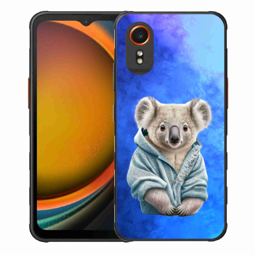 Gélový kryt mmCase na Samsung Galaxy Xcover 7 - koala vo svetri