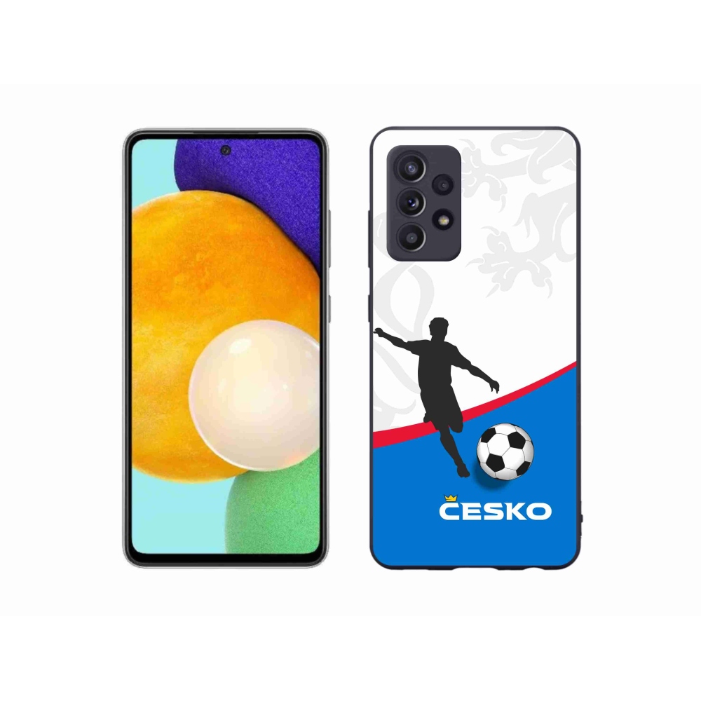 Gélový kryt mmCase na Samsung Galaxy A52s 5G - futbal Česko 1