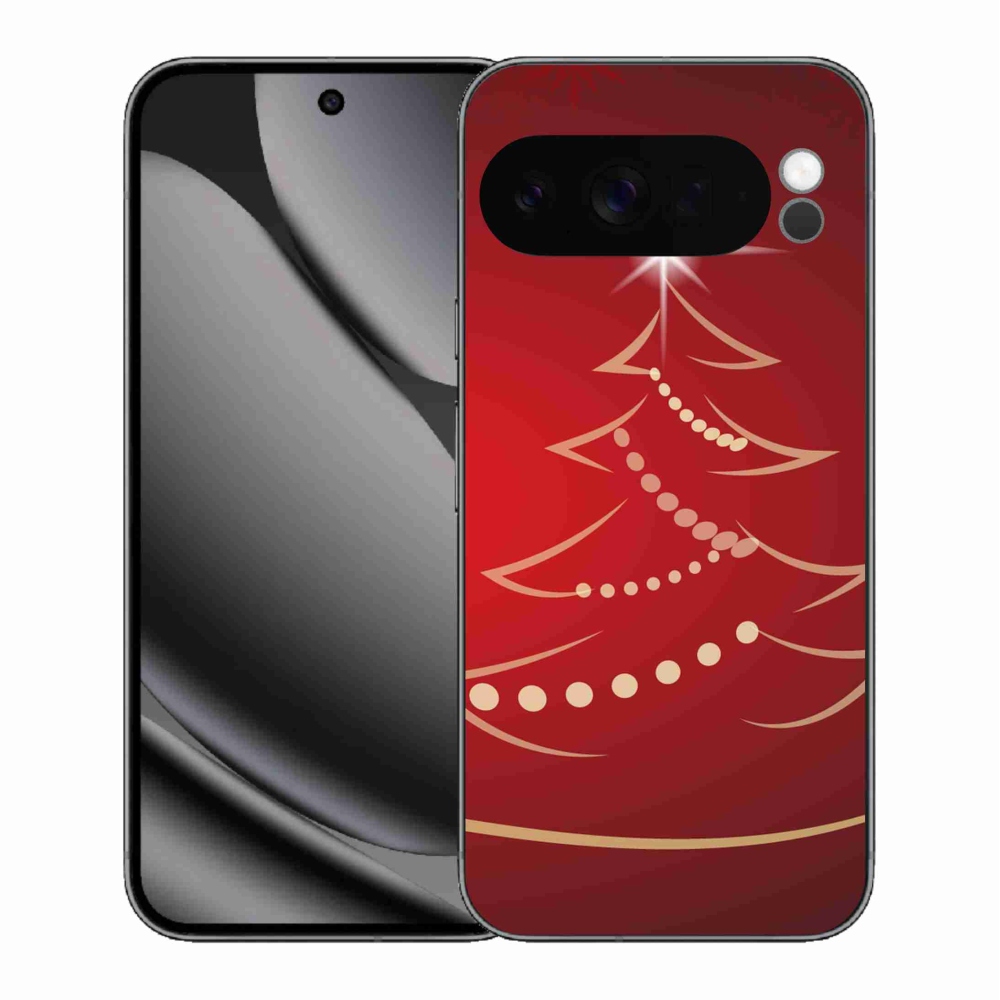 Gélový kryt mmCase na Google Pixel 10 Pro XL - kreslený vianočný stromček
