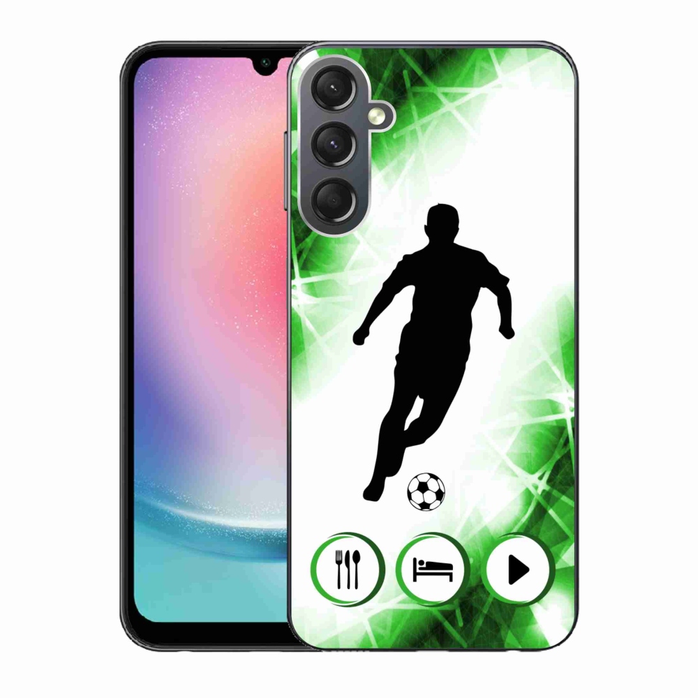 Gélový kryt mmCase na Samsung Galaxy A24 - futbalista