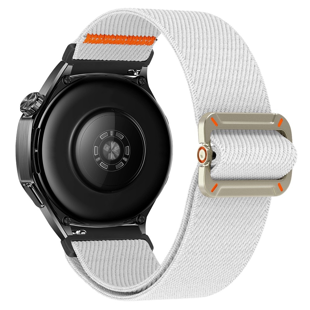 Wriston nylonový elastický remienok 20mm na Samsung Galaxy Watch7 44mm/40mm - biely