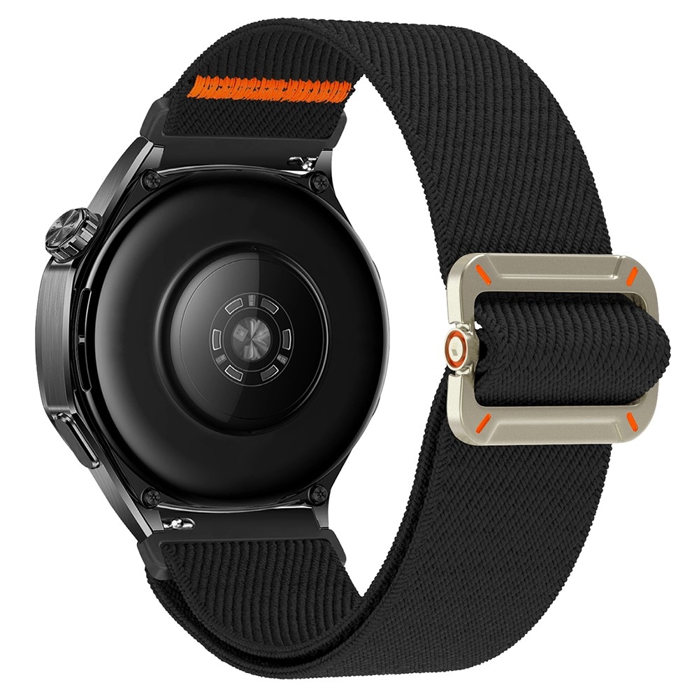 Wriston nylonový elastický remienok 20mm na Samsung Galaxy Watch7 44mm/40mm - čierny