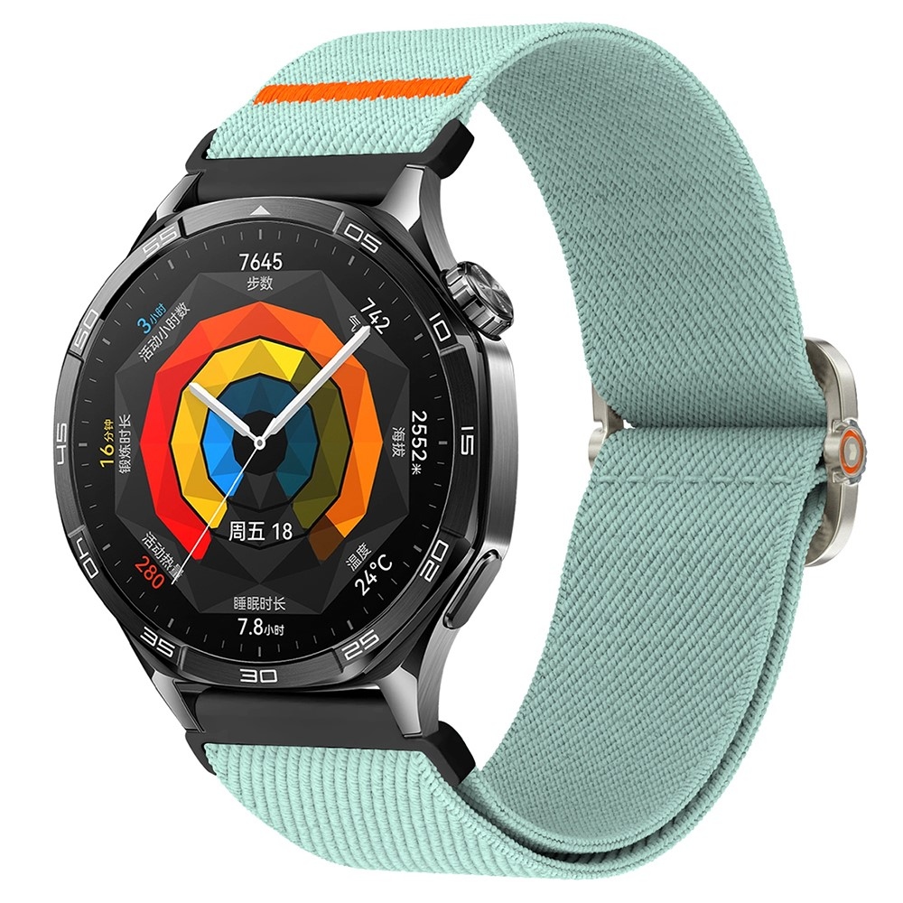 Wriston nylonový elastický remienok 20mm na Samsung Galaxy Watch7 44mm/40mm - modrozelený
