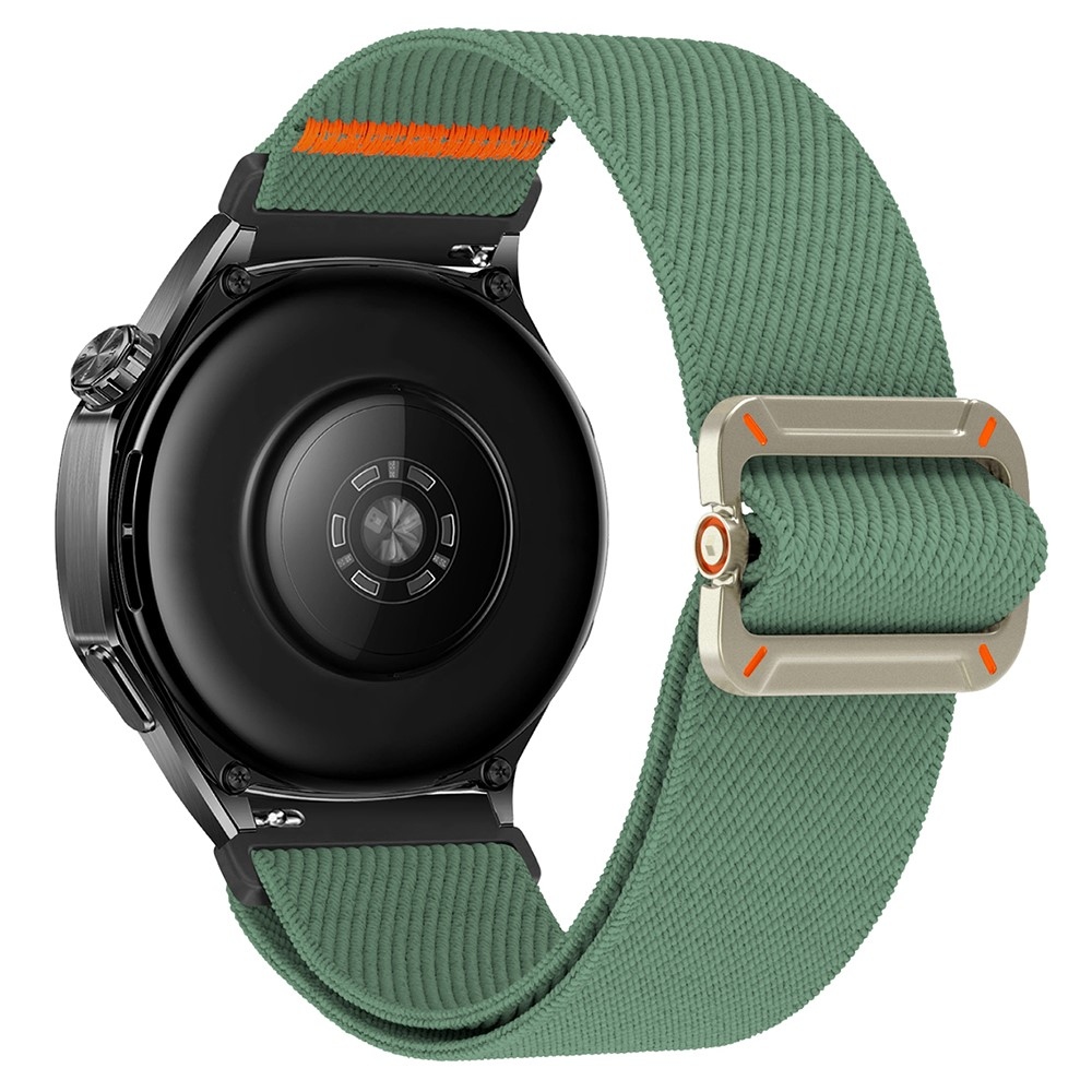 Wriston nylonový elastický remienok 20mm na Samsung Galaxy Watch7 44mm/40mm - tmavozelený