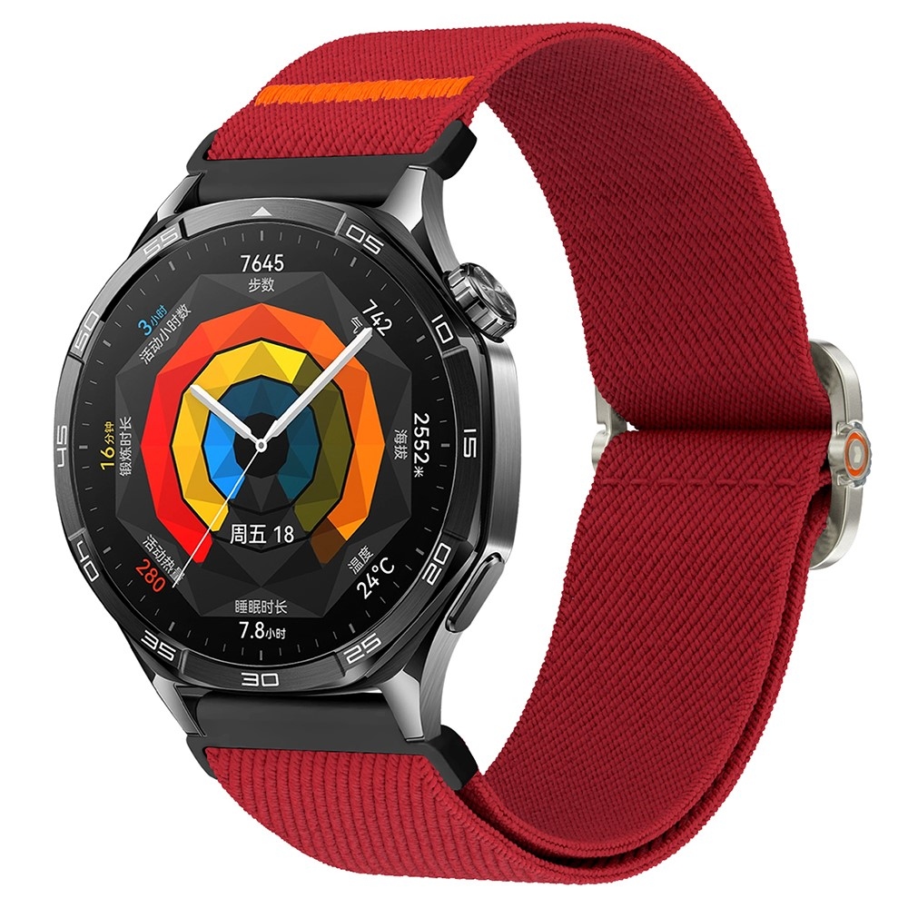 Wriston nylonový elastický remienok 20mm na Samsung Galaxy Watch7 44mm/40mm - vínový