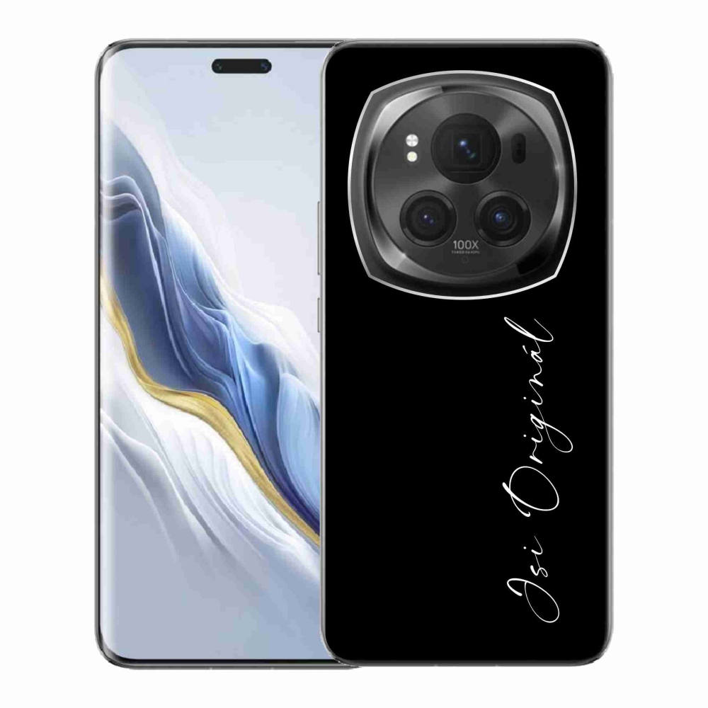 Gélový kryt mmCase na Honor Magic 6 Pro 5G - si originál čierne pozadie