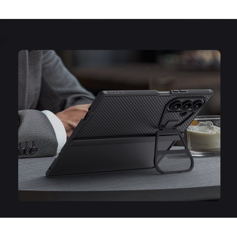 Nillkin CamShield Prop Magnetic (Transparent Lens) Zadný kryt pre Samsung Galaxy Z Fold 7 Black