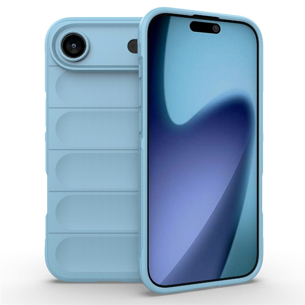 Rugg odolný gélový obal na iPhone 17 Air - svetlomodrý