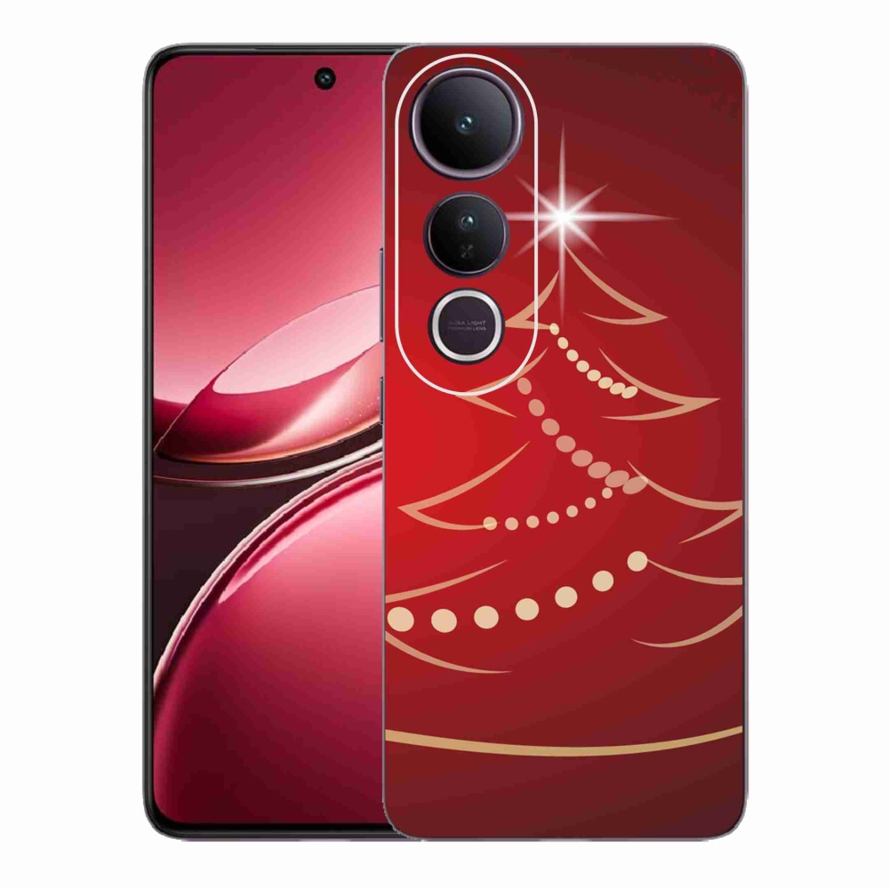Gélový kryt mmCase na Vivo V50 Lite 4G/5G - kreslený vianočný stromček