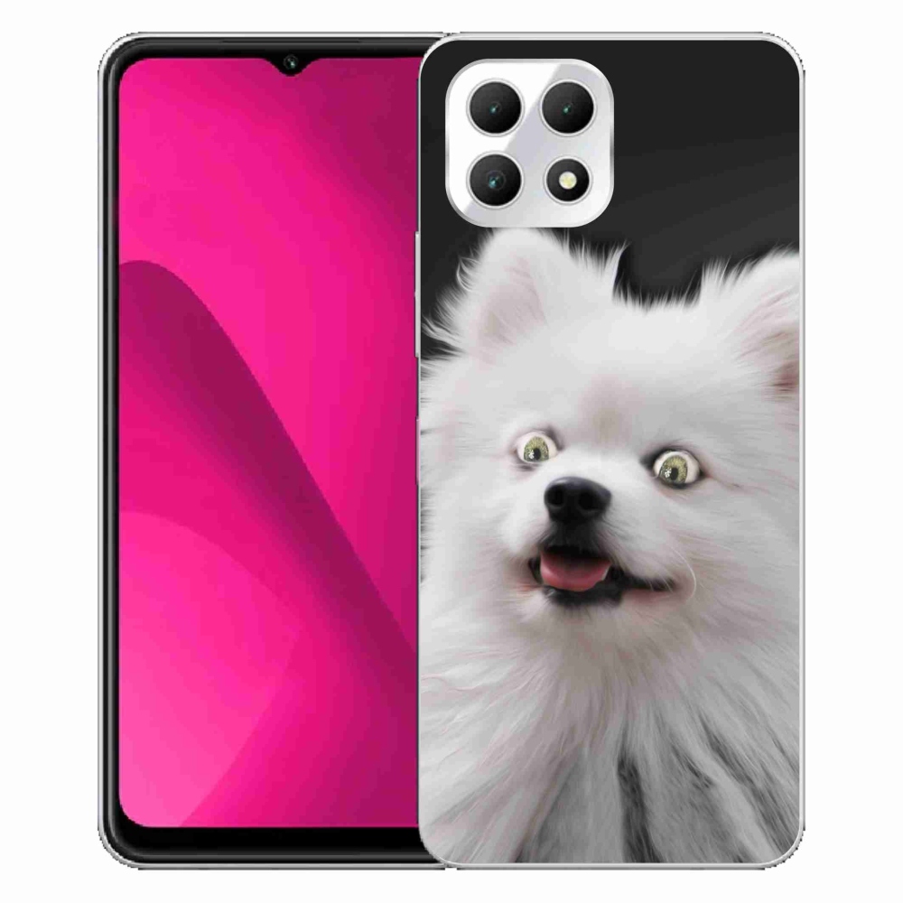 Gélový kryt mmCase na T-Mobile T Phone 2 - biely špic