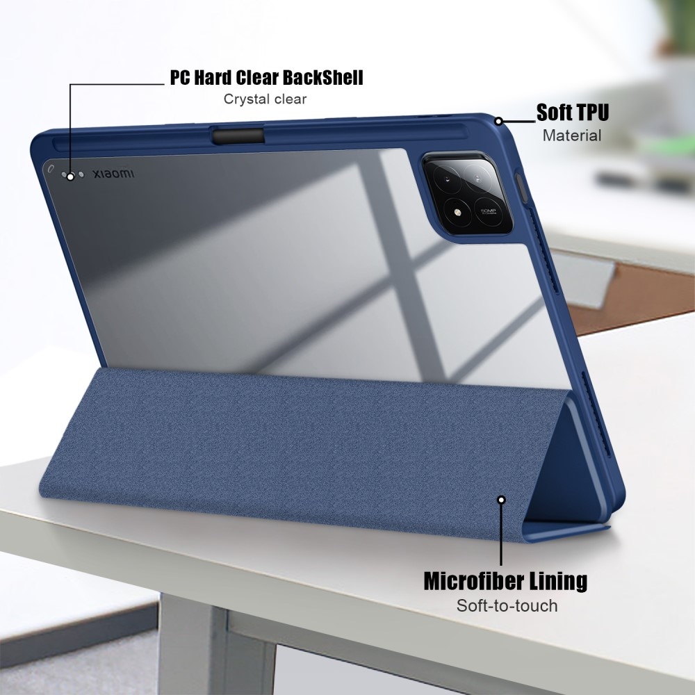 Case chytré zatváracie púzdro na tablet Xiaomi Pad 6S Pro - modré