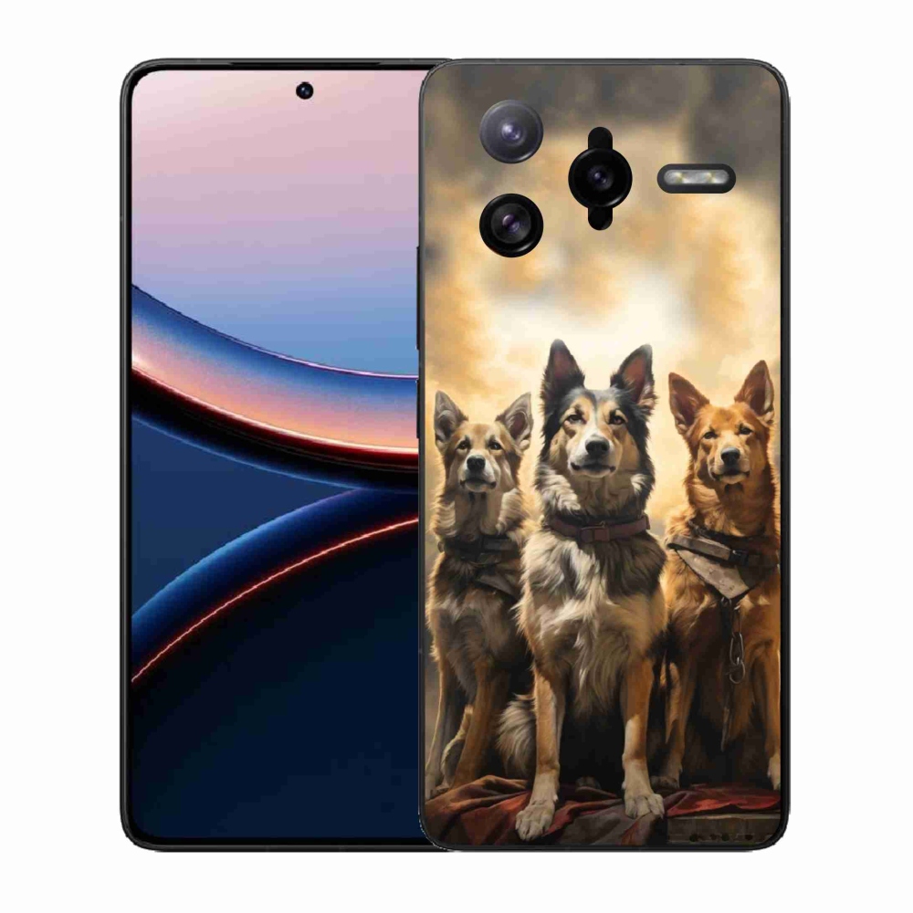 Gélový kryt mmCase na Xiaomi Poco F7 Ultra - tri psy