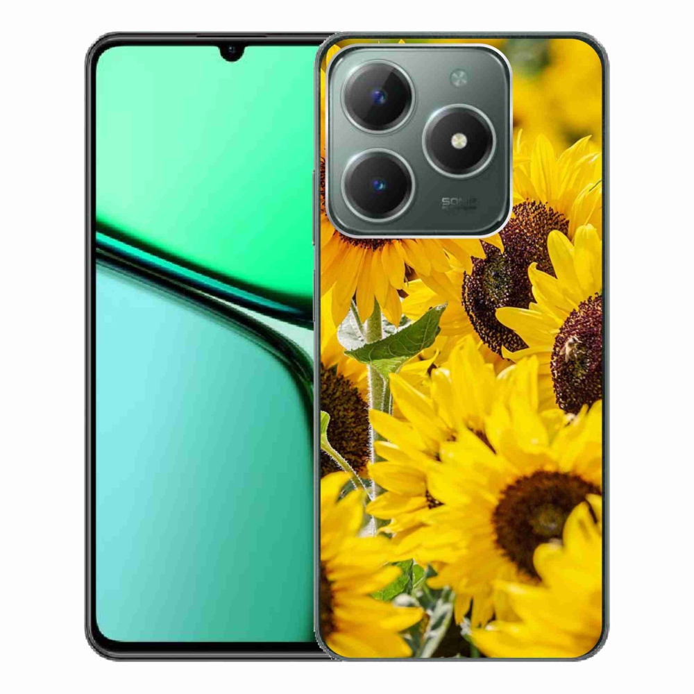 Gélový kryt mmCase na Realme C61 - slnečnica