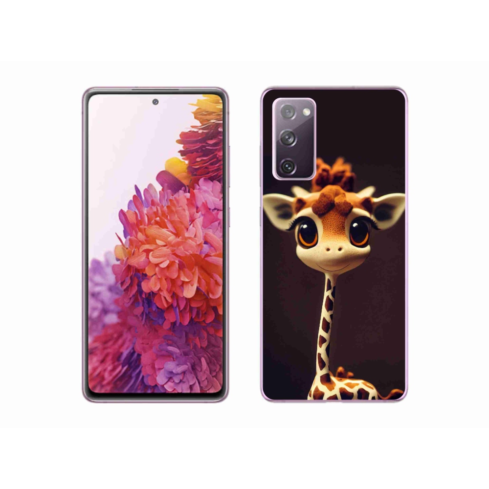 Gélový kryt mmCase na Samsung Galaxy S20 FE - malá žirafa