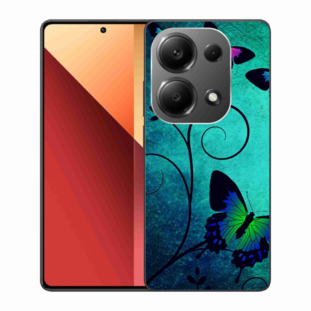 Gélový kryt mmCase na Xiaomi Redmi Note 13 Pro 4G/Poco M6 Pro - farební motýle